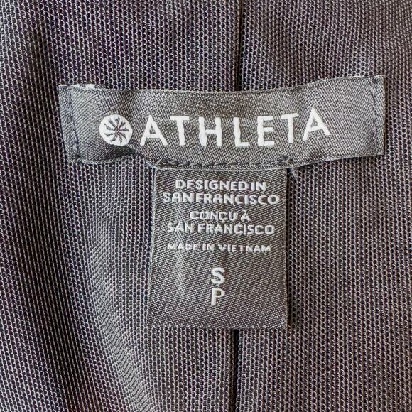 Athleta Black Delancey Skyline Dress-Pockets-UPF 50-Women’s Small-Sculptek Knit - Picture 6 of 11